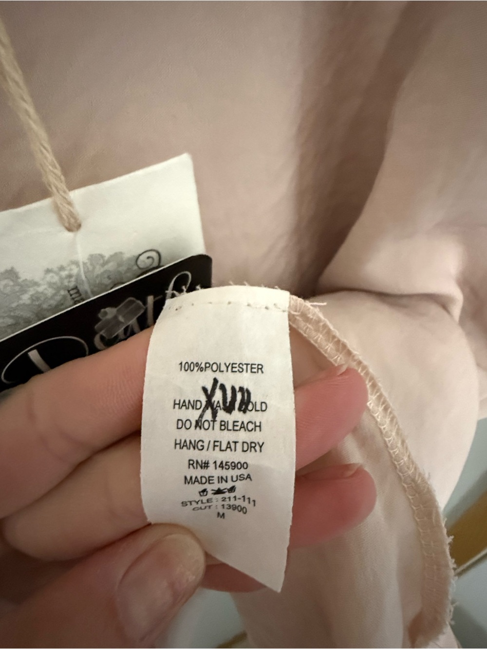 172. Grace & Lace NWT Blush Pink Lace-Trim Camisole - Picture 5 of 7